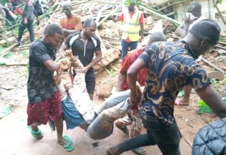 Building collapses in Osun, traps many