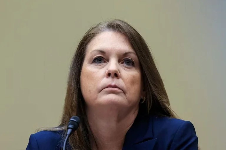 US Secret Service Director Kimberly Cheatle attends a House of Representatives Oversight Committee hearing on Capitol Hill in Washington, US, July 22, 2024 on the security lapses that allowed an attempted assassination of Republican presidential nominee Donald Trump/REUTERS